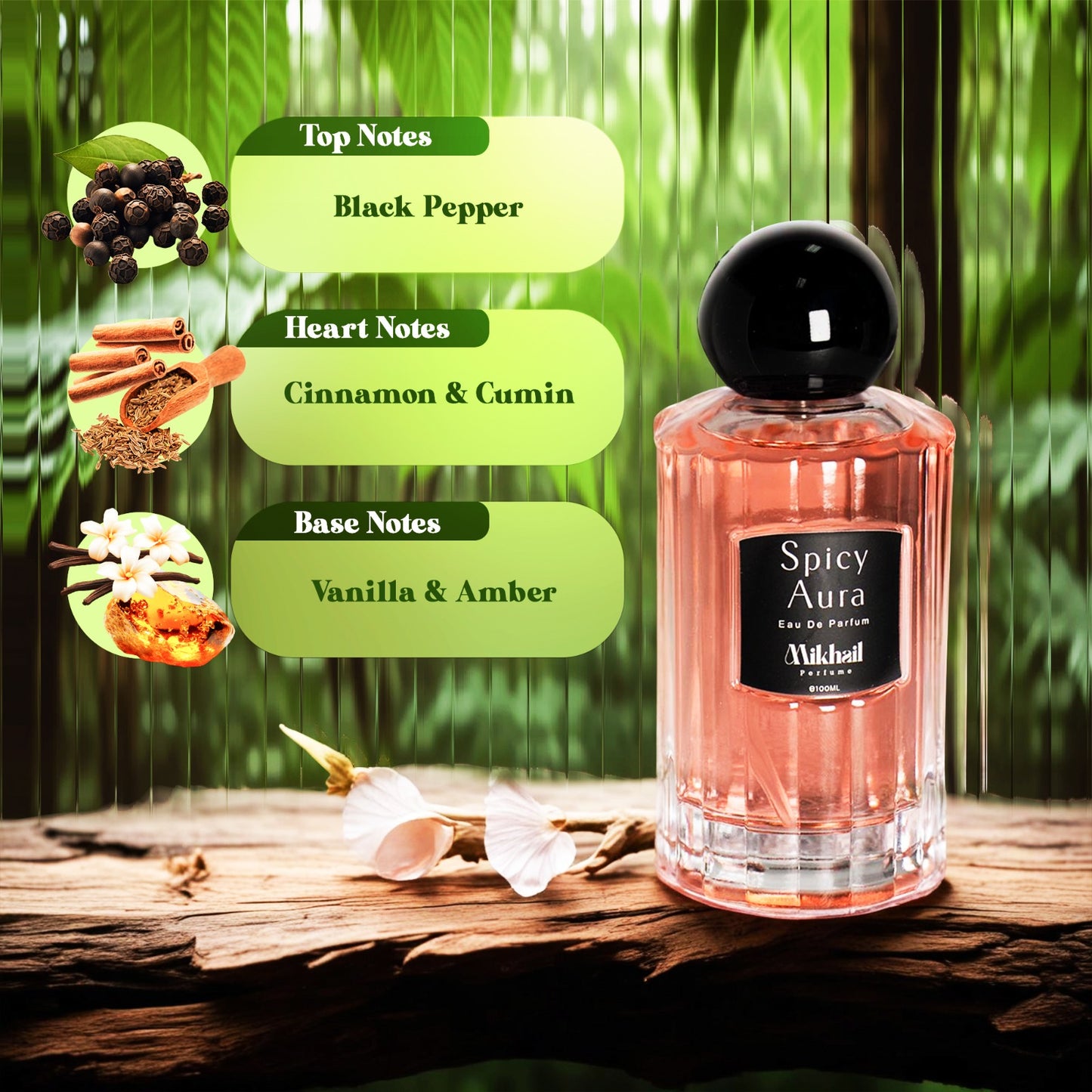 Spicy Aura by Mikhail for Women | EDP | 100 ML