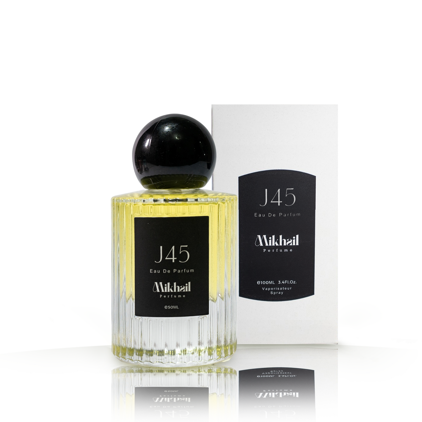 J45 by Mikhail | 50ML| Oriental Unisex Perfume | Luxury Long-Lasting Fragrance | Notes of Saffron, Jasmine, Ambergris & Cedarwood