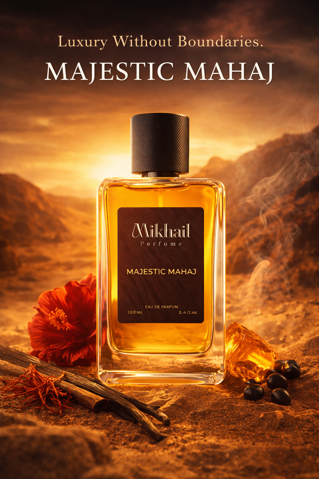 Majestic Mahaj by Mikhail | EDP– Unisex Signature Fragrance 100M