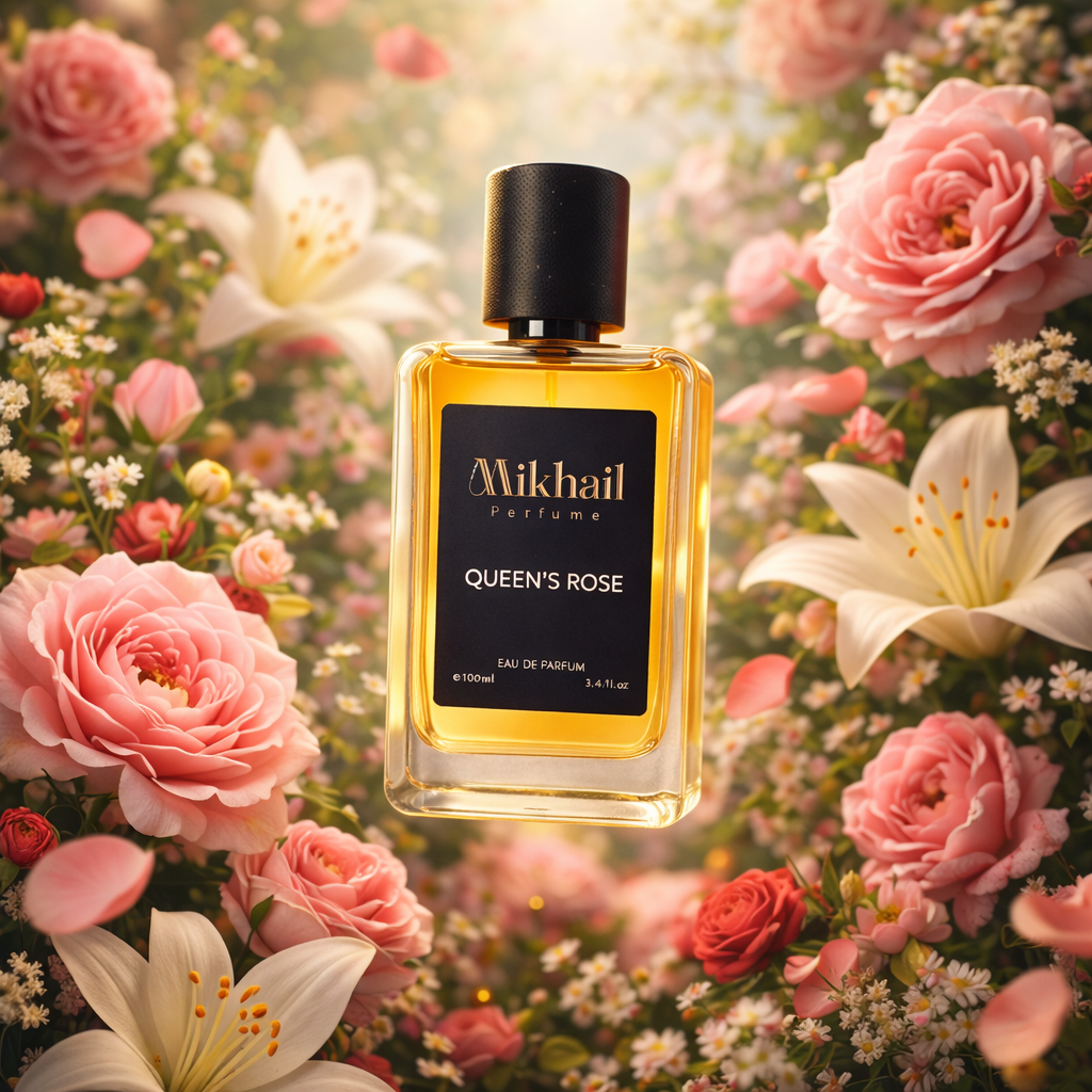 Queen’s Rose by Mikhail | 100 ML EDP – Long Lasting Floral Perfume for Women