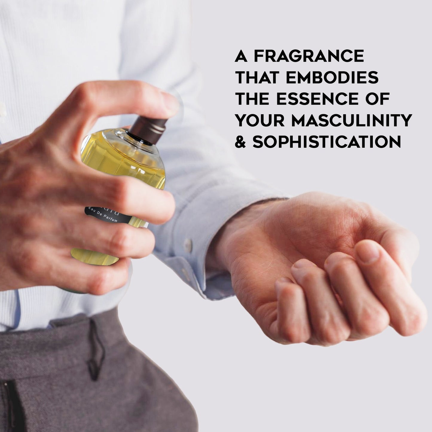 Intense Aura for Men by Mikhail | Bold & Sophisticated Eau de Parfum | Long-Lasting Woody Spicy Fragrance for Men | Masculine & Elegant Scent with Rich Aromatic Notes | Luxury Men's Perfume | 100ml