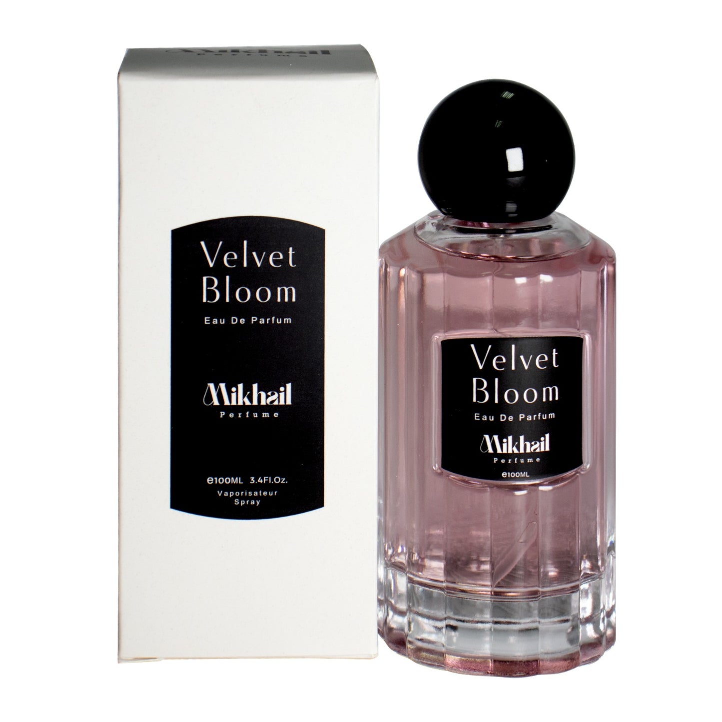 Velvet Bloom by Mikhail | Sophisticated Floral Perfume for Women | 100 ML| Fresh Litchi, Rhubarb, Bergamot & Nutmeg | Long-Lasting, Elegant Eau de Parfum
