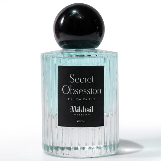Secret Obsession by Mikhail | 50 ML | Unisex Perfume – Spicy Floral Eau de Parfum for Men & Women – Long-Lasting Fragrance with Amber, Vanilla & Musk – Bold, Sensual Scent for Day & Night